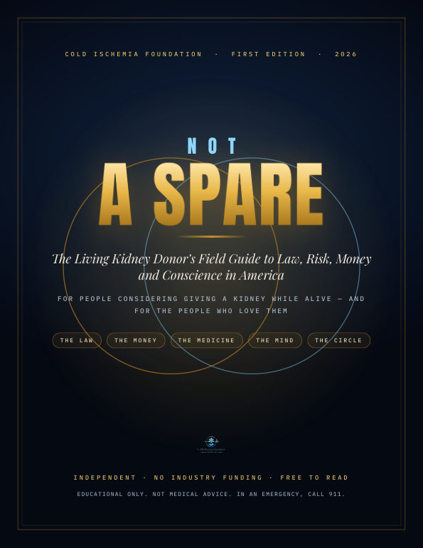 Cover of Not a Spare: The Living Kidney Donor's Field Guide
